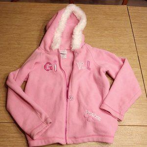 Simply Basic Girls Pink Hoodie